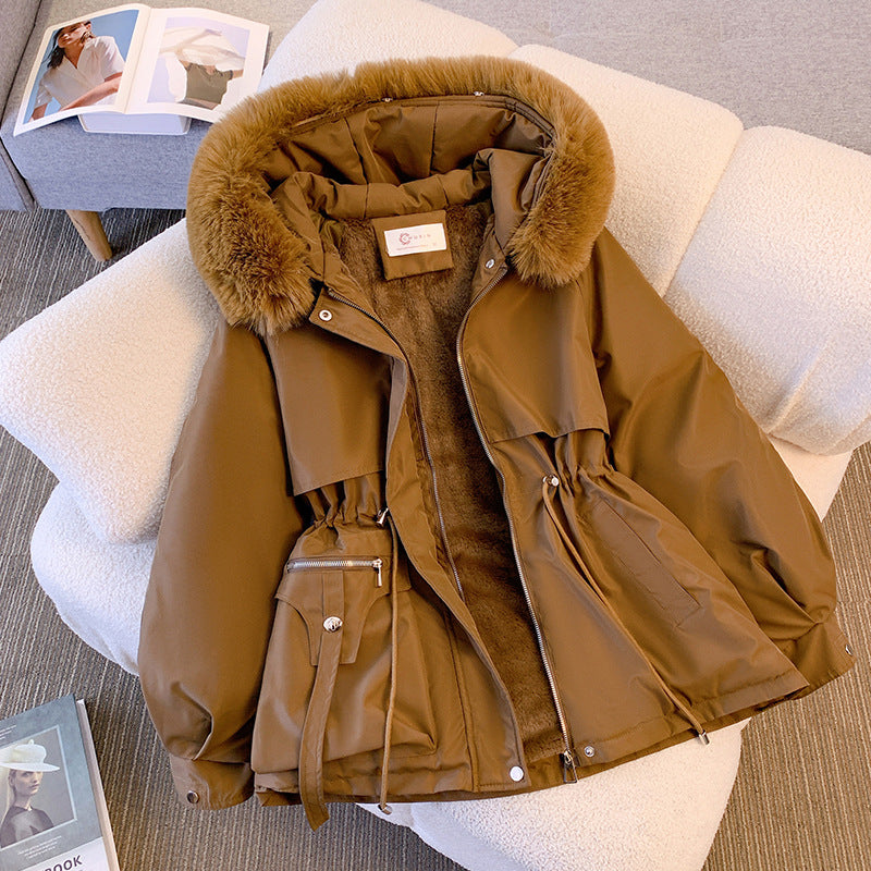 Mara | Winterparka met Donzen Voering en Bontdetails