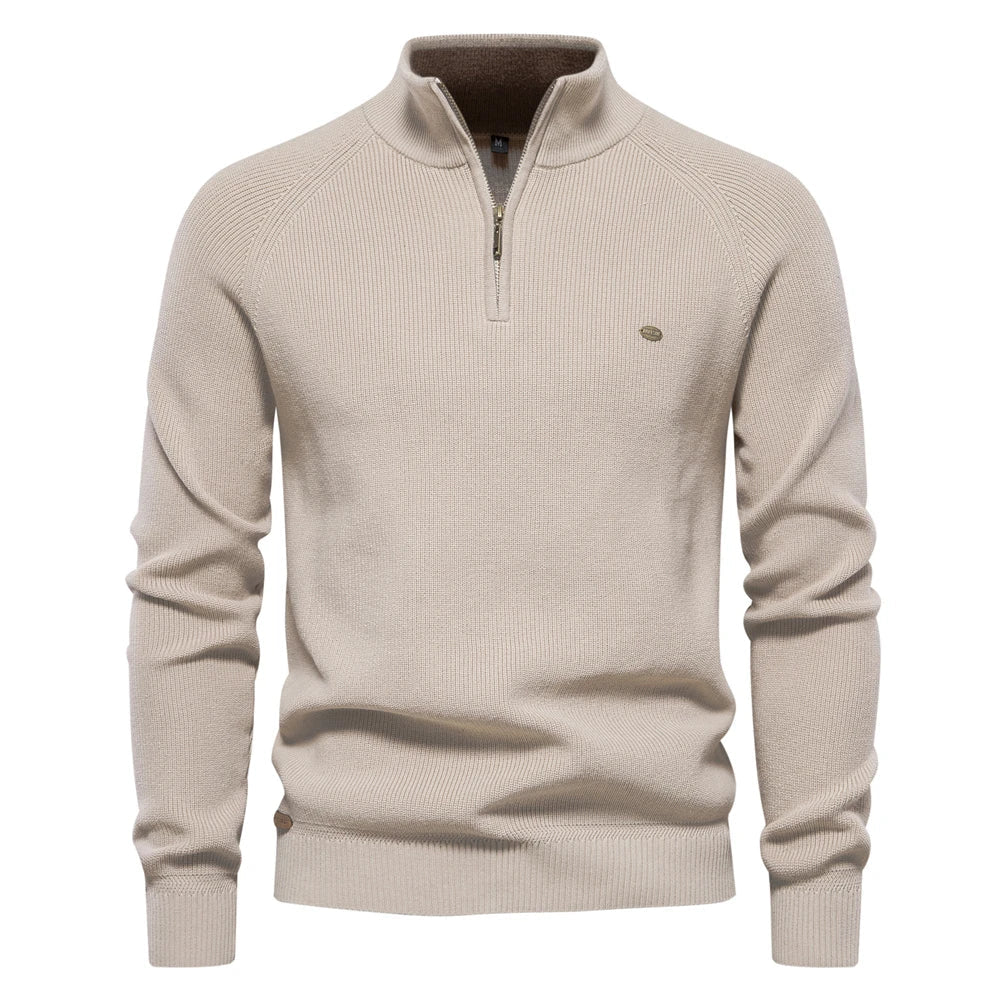 Florent | Halve Rits Gebreide Pullover
