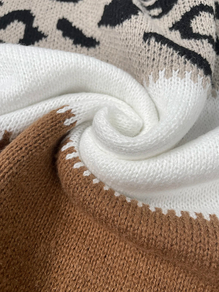 Lela | Pullover mit Leopardenmuster 