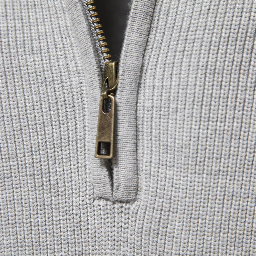 Florent | Halve Rits Gebreide Pullover