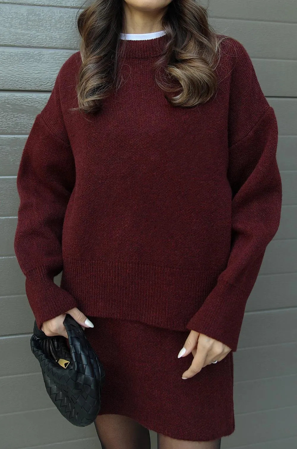 Erika | Strickset (Oberteil + Rock)