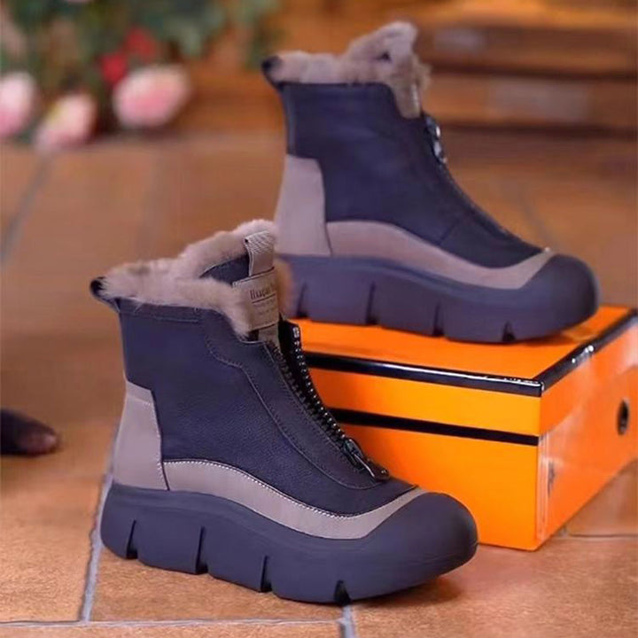 Emy | Wasserdichte, warme Schneestiefel mit Reißverschluss 