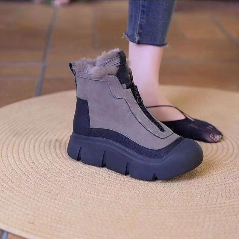 Emy | Wasserdichte, warme Schneestiefel mit Reißverschluss 