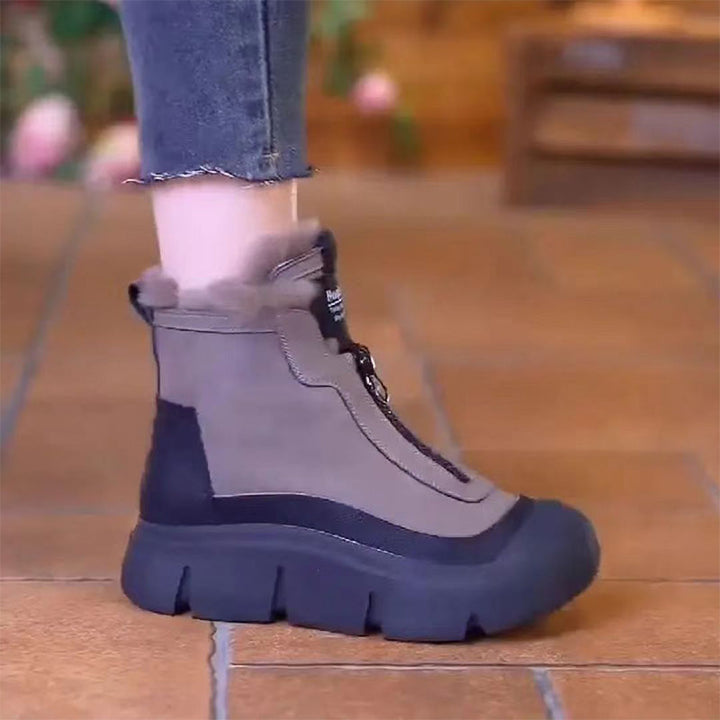 Emy | Wasserdichte, warme Schneestiefel mit Reißverschluss 