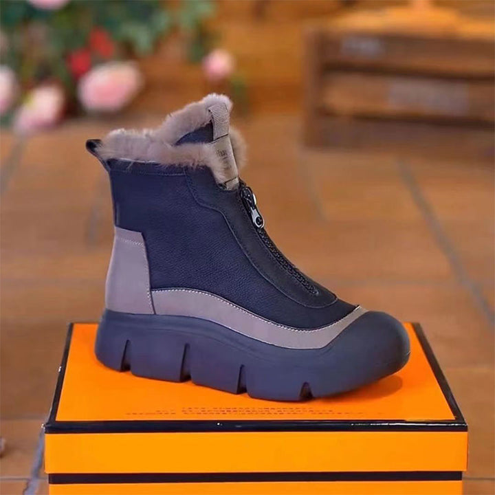Emy | Wasserdichte, warme Schneestiefel mit Reißverschluss 